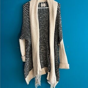 Cotton On Navy and Cream Cardigan